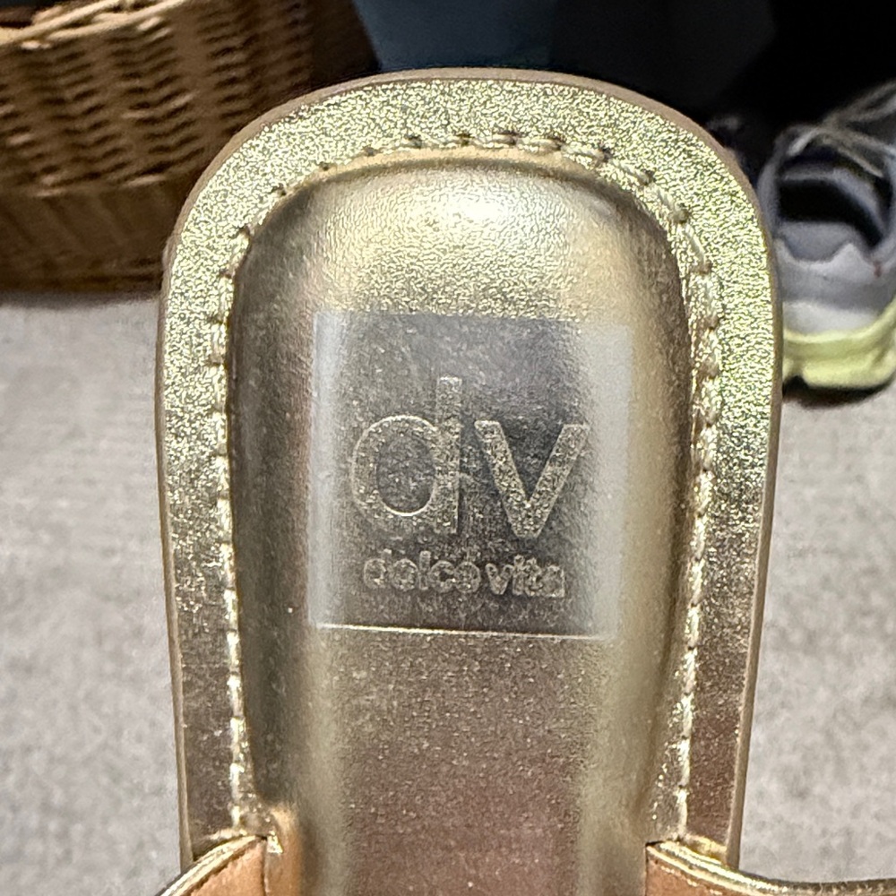 DV by Dolce Vita Metallic Gold and Silver Sandals - Picture 5 of 5